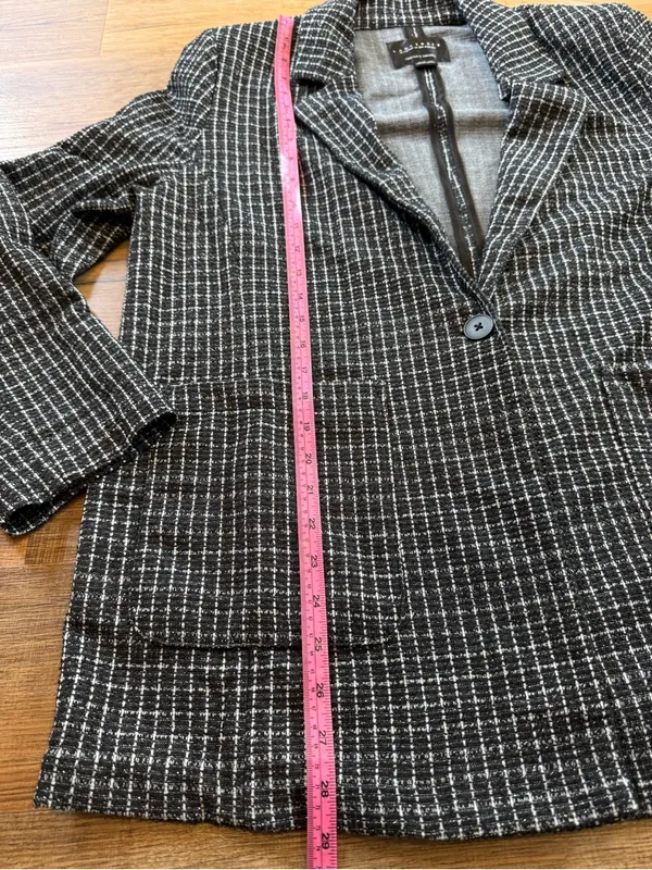 Sanctuary Black, White and Silver Tweed Blazer - Image 8