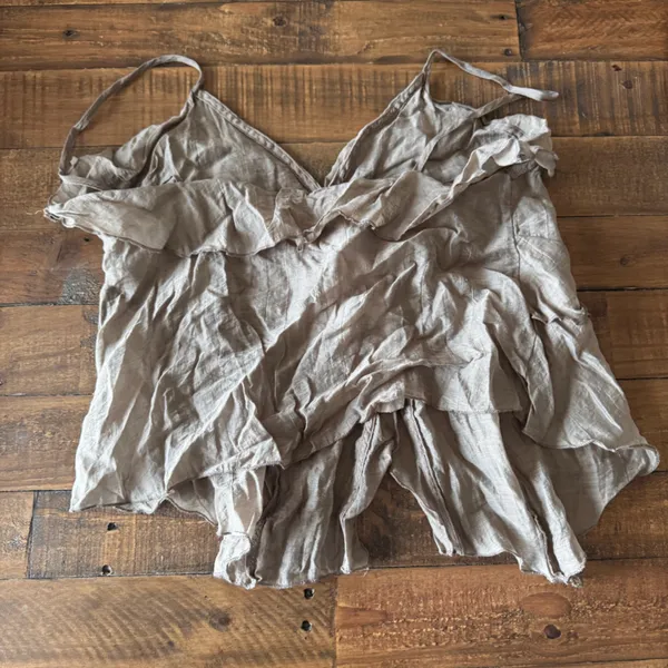 ZARA Sheer Ruffled‎ Cami - Image 5