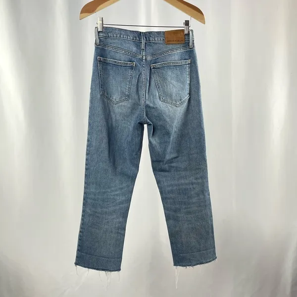 Denim Forum The Arlo High Rise Straight Jeans in Blue‎ Size 26 - Image 7