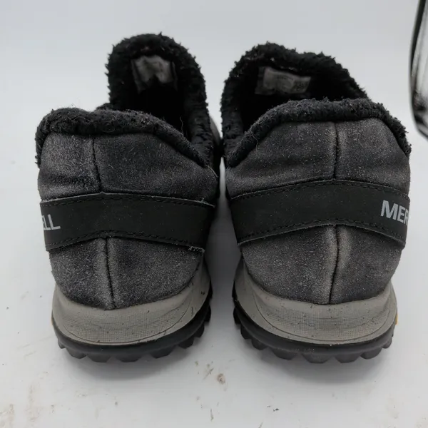 Merrell‎ Encore Ice 4 Womens 11 Black Quilted Suede Vibram Slip On Shoes J066950 - Image 4