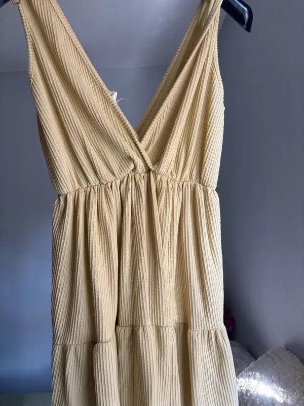 Target Yellow Mini Dress Flowy  - Image 2