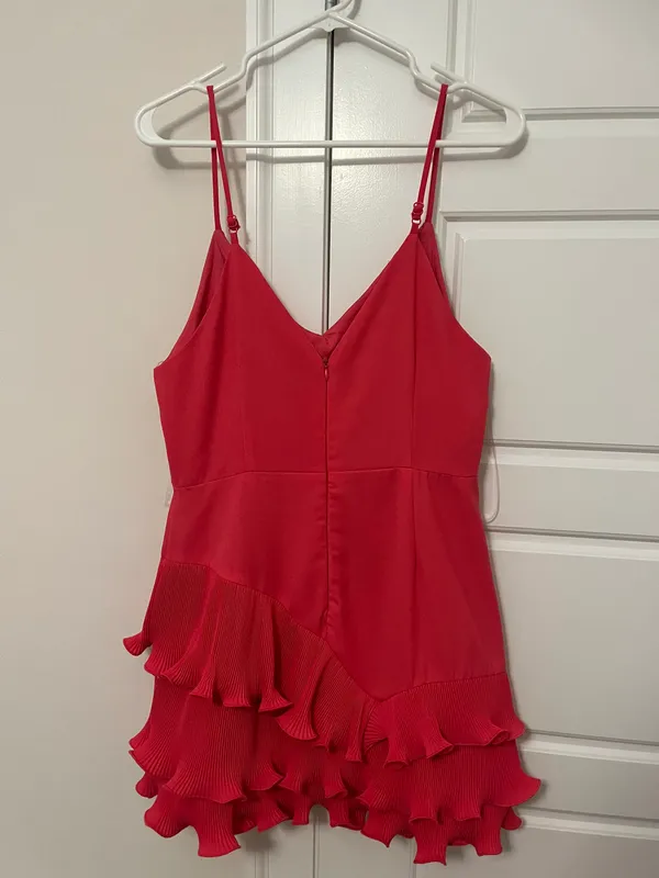 DO+BE ruffle pink mini dress - Image 2