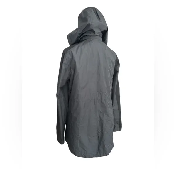 d.e.t.a.i.l.s INTL Black Hooded‎ Rain Jacket Water Resistant Mesh Utility M - Image 6