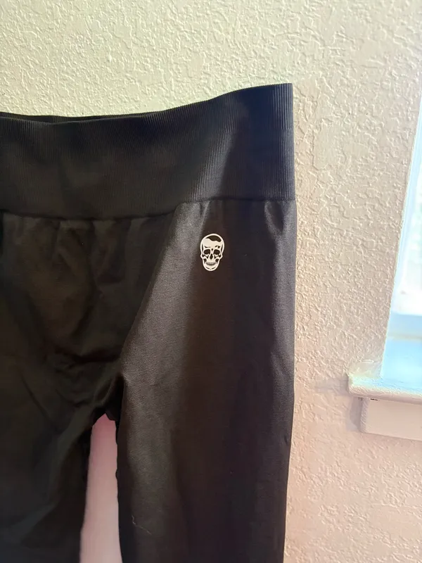 GymReaper Leggings Black Size XL - Image 2