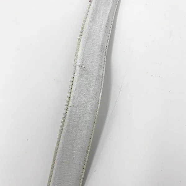 Ralph Lauren Vintage White Leather Belt Monogram Logo - Image 8