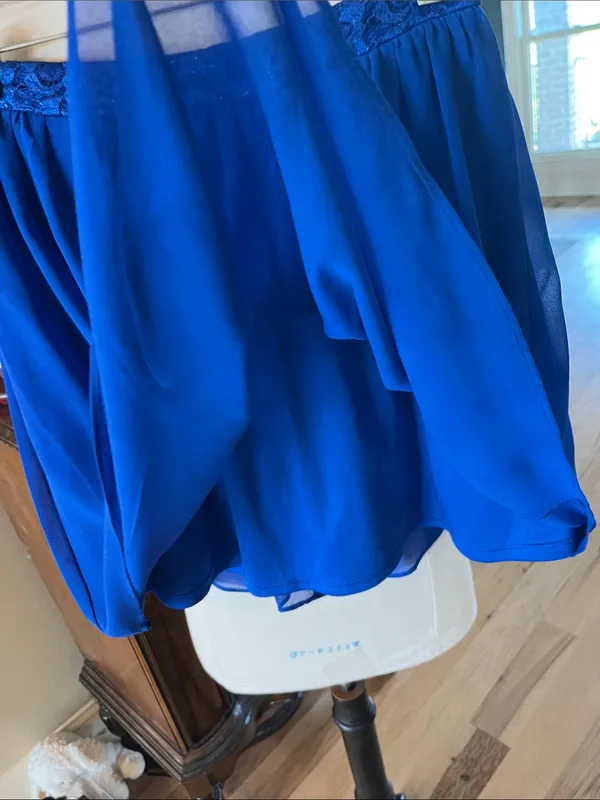 IN San Francisco Sem Formal Royal Blue Mini Skirt - Image 11