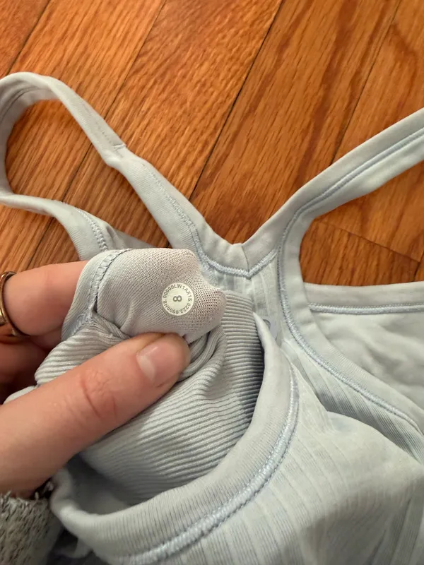 Lululemon Light blue ebb to street tank size 8 - Image 4