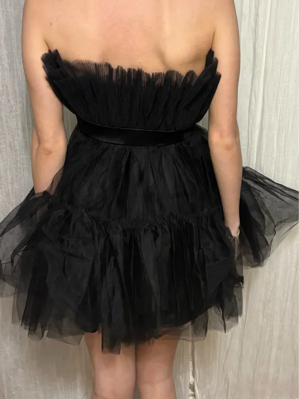 Black tulle party dress - Image 2