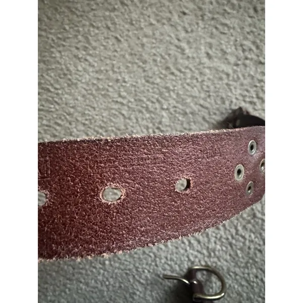 Fossil women's Brown Braided leather Belt Size M - Image 9