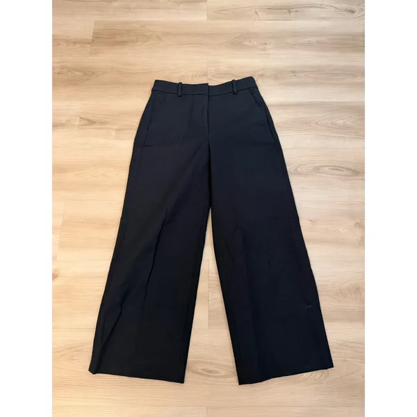 J.Crew Pants Black 2 Women Remy Wide Leg Trouser Professional Career Pants - Image 6