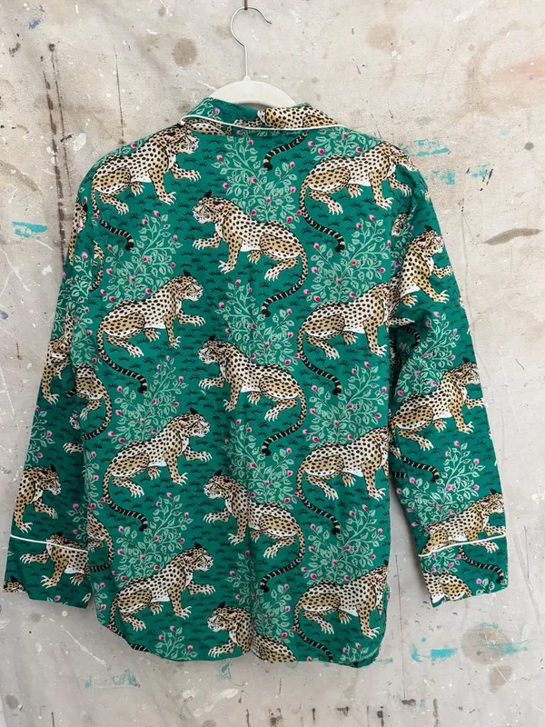 Printfresh Bagheera Long Sleeve Pajama Sleep Shirt - Image 5