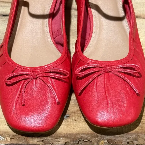 Maeve Red‎ Double Strap Mary Janes Size 10-10.5 A48 - Image 6