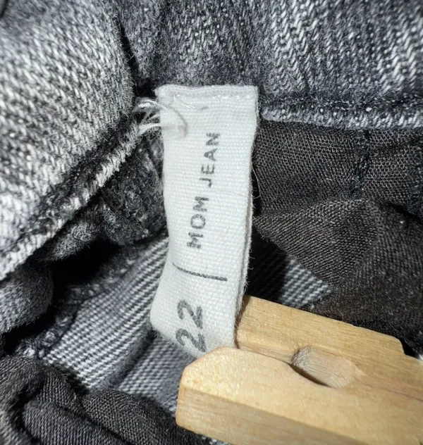 Pacsun black faded wash mom jeans - Image 8