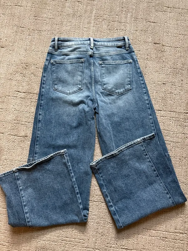 Risen Jeans wide leg flare jeans Sz 5/27 - Image 5