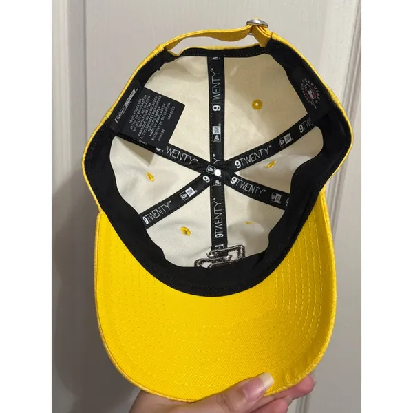 San Diego Padres 9TWENTY New Era Yellow Peace Flower Baseball Cap Dad Hat Hippie - Image 4