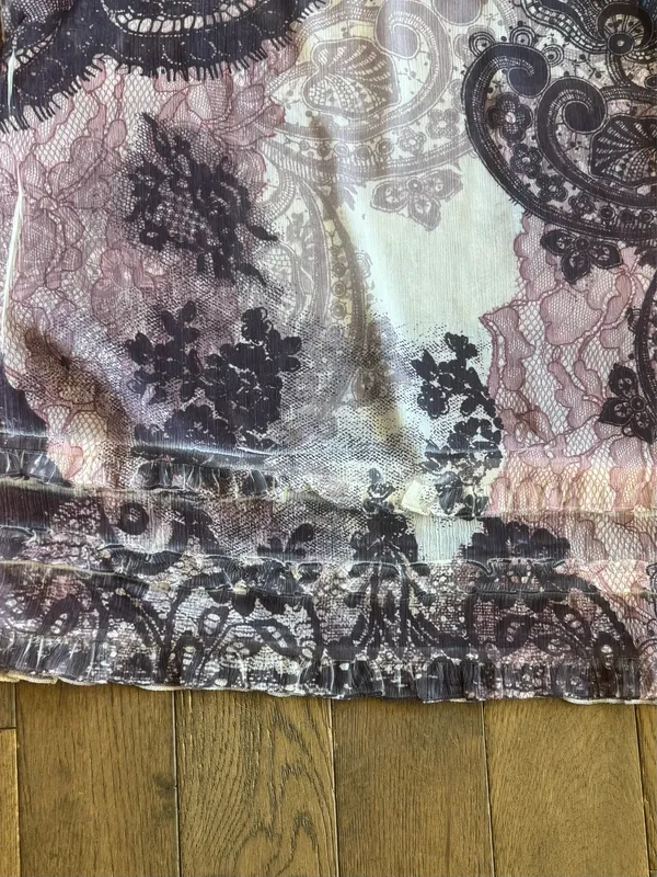 FANG Sheer Tank Top Purple Size L - Image 3