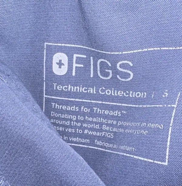 FIGS Vapor Blue Space Dye Scrubs set - Image 5