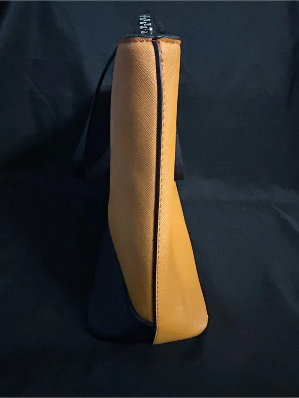 Amy Miller Women’s Two-Tone Orange & Black Tote Bag Purse NWT - Image 12