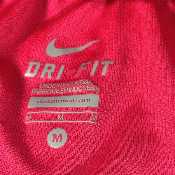 Nike Dri Fit Pink Galaxy Athletic Shorts size Medium Pink Gray White - Image 5