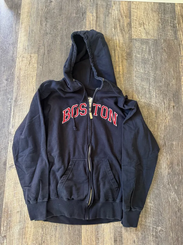 Boston zip up hoodie Blue Size XL - Image 2