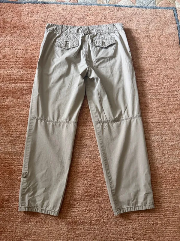 Ann Taylor Loft Women’s Size 4 Beige Convertible Roll-Up Capri Pants - Image 7