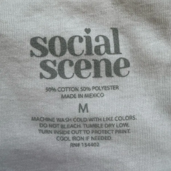 M Social Scene Brandy Melville Cream Beige Tank Top Navy Car Graphic Juniors Women’s Summer - Image 4