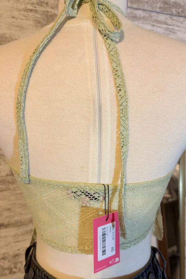 Edikted Summer Halter Knit Top - Image 4