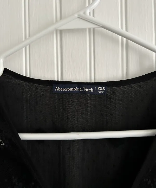 Abercrombie Black Blouse - Image 3