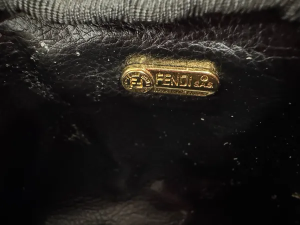 Fendi Vintage Pequin Stripe Pouch - Image 6