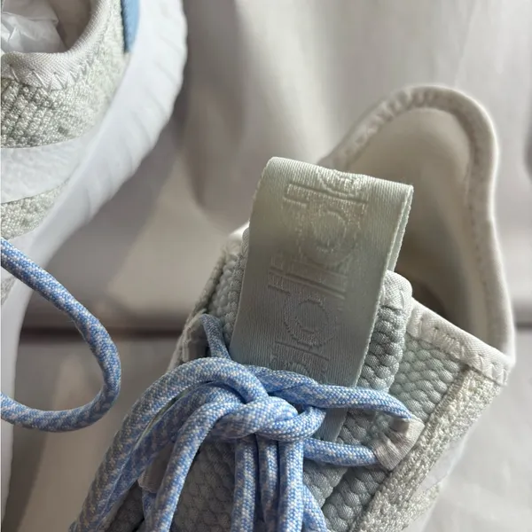 Adidas Gray Sneakers with Light Blue Accents - Image 4