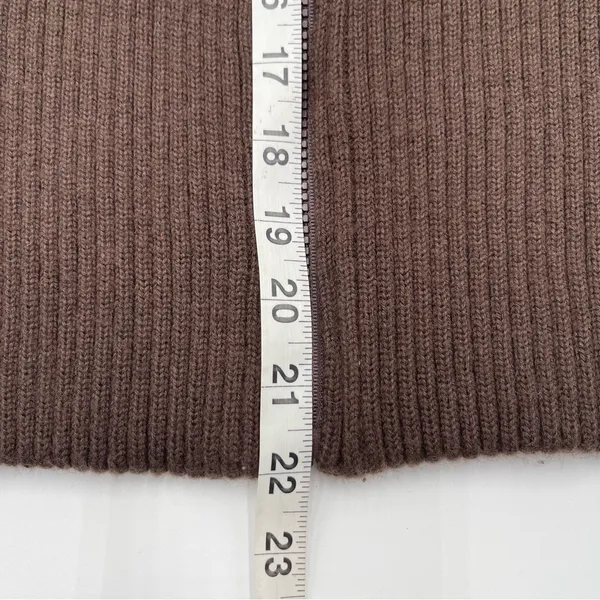 Vtg Y2K Twenty One Brown Puffer & Knit Vest Zip Up Chunky 2000s Size Large - Image 11