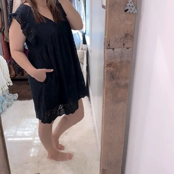 Black boho dress size XLarge - Image 2