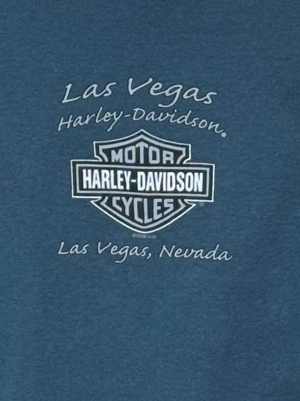 HARLEY-DAVIDSON Las Vegas Tank Top L Teal EUC - Image 8