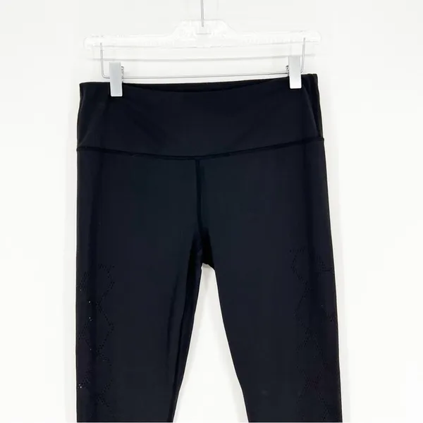 Varley Hughes Mid Rise Activewear Leggings Women's Size M Black Pilates Princess - Image 5
