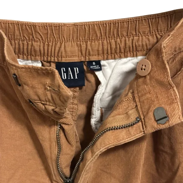 High-Rise Pleated Tapered Corduroy Pants (Size 8) - Image 6