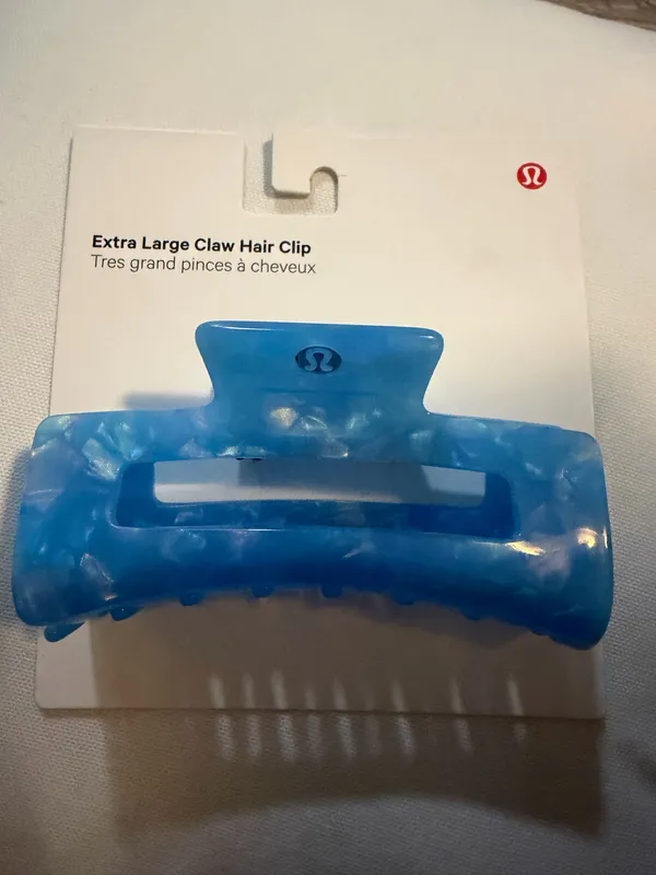 Lululemon Extra Large Claw Hair Clip (Rare Cornflower Blue) NWT - Image 2