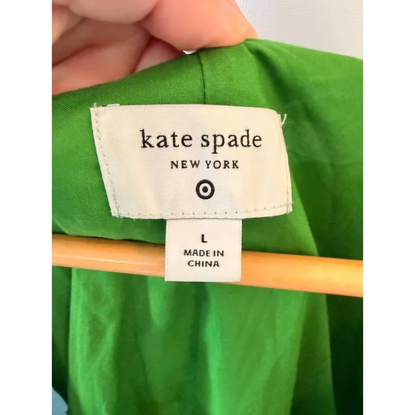 Kate Spade New York x Target Floral Puff Sleeve Mini Dress Green Large - Image 3