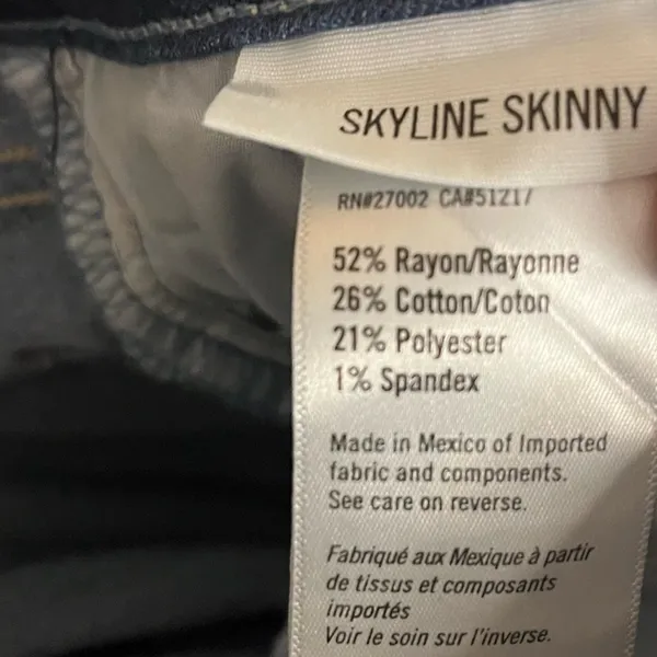 Paige Skyline Skinny Jeans Size‎ 28 - Image 12