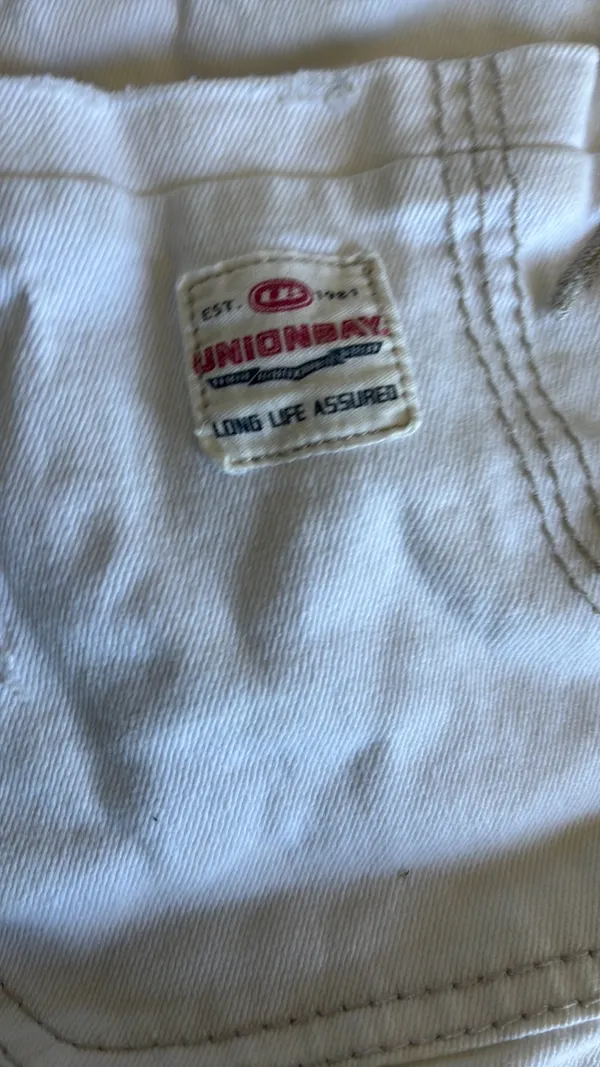 White Union Bay Overalls - Image 3