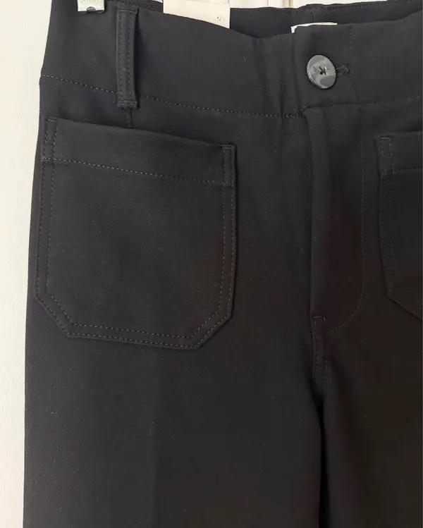 Anthropologie Maeve The Colette Stretch Twill Crop Wide-Leg Pants, Size 26 - Image 9