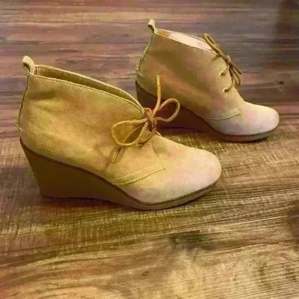 Sperry Harlow Wedge Chukka Bootie Tan Sz 8.5‎ - Image 2
