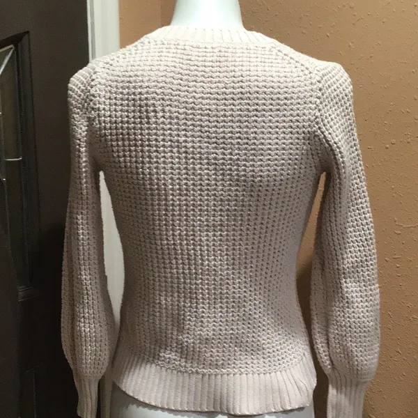 J.Crew beige pullover knit sweater - Image 5