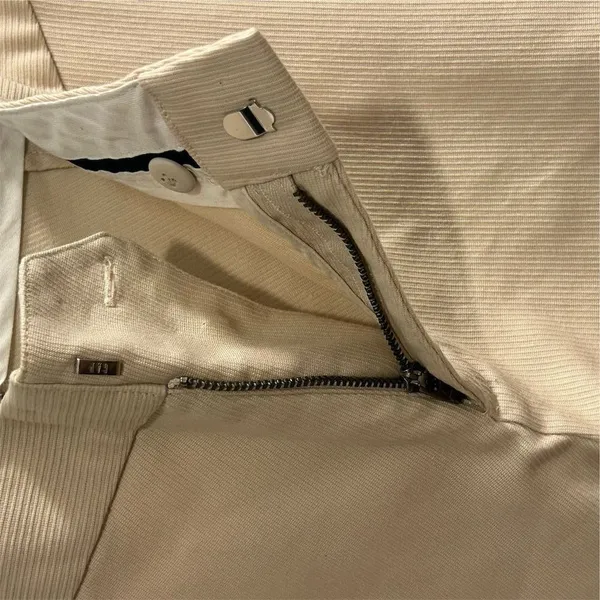 Gap Women's Cropped‎ Pants Size 6 Beige Straight Leg Casual - Image 3