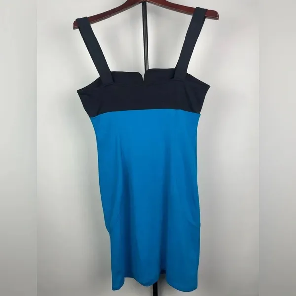 Derek Lam For‎ Design Nation Blue Black Colorblock Sleeveless Bodycon Dress - Image 7