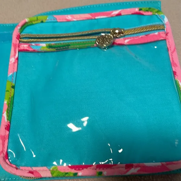 Lilly Pulitzer Pink Floral Jewelry Travel Bag - Image 5