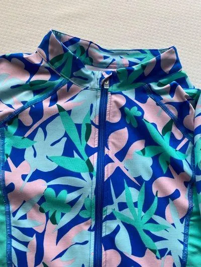 Coolibar Koko Swimsuit Blue - Image 2