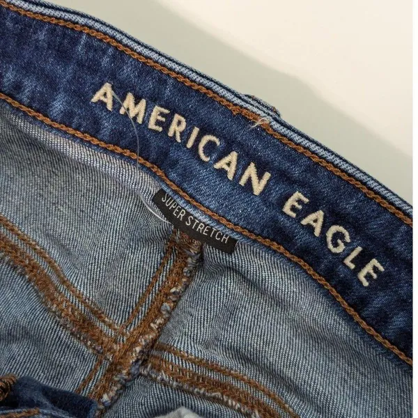 American Eagle Outfitters Super Hi-Rise Jeggings Skinny Jeans Stretch Womens 2 - Image 3
