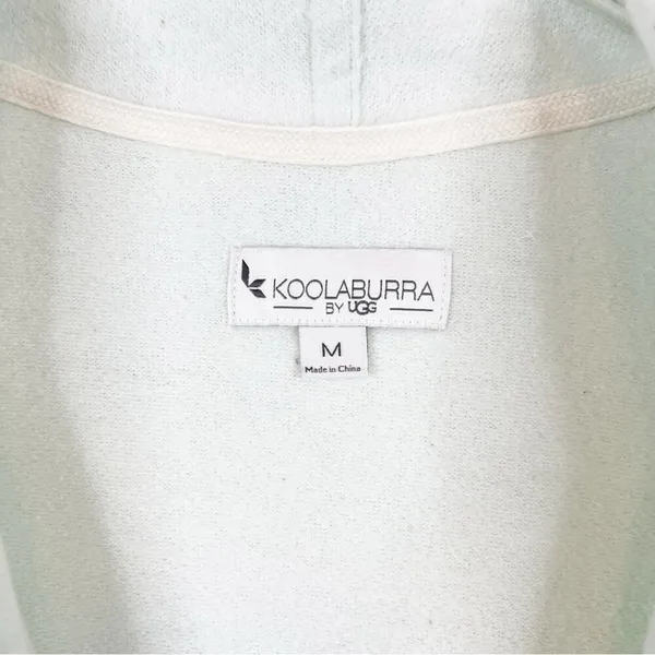 Koolaburra by UGG French Terry Open‎ Front Cardigan Women's M Mint Green Cozy - Image 7
