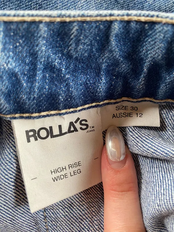 Rolla's High-Rise Wide-Leg Jeans - Image 4