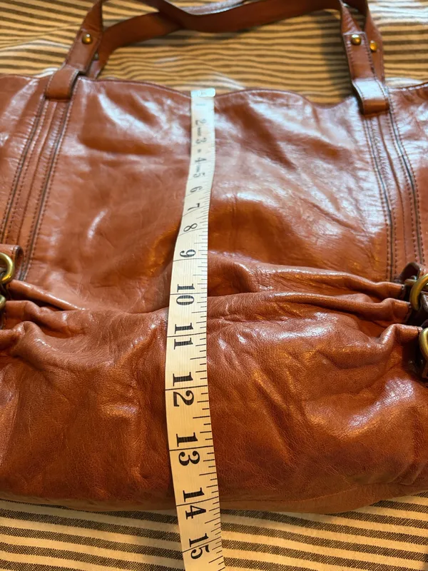 Kooba Shoulder Bag Brown Leather - Image 6